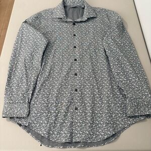 Reaction Kenneth Cole Slim Fit Floral Print Button‎ Up Shirt